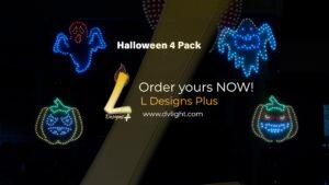 Singing Pumpkin & Ghost Four Pack - Ready to Run